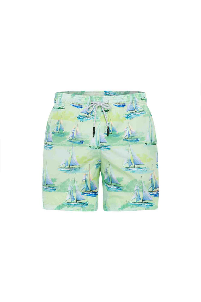 Sale Kids swim trunk sailboat