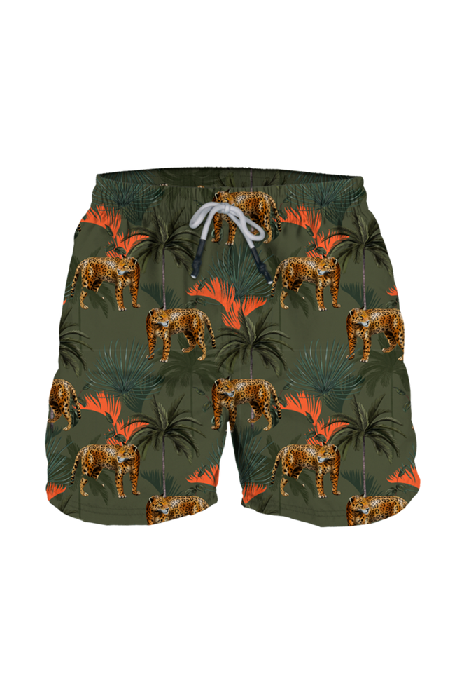 Sale Swim trunk Leopard Forest