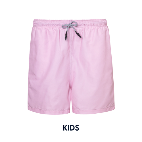 Sale Kids Swim Trunk Solid Pink