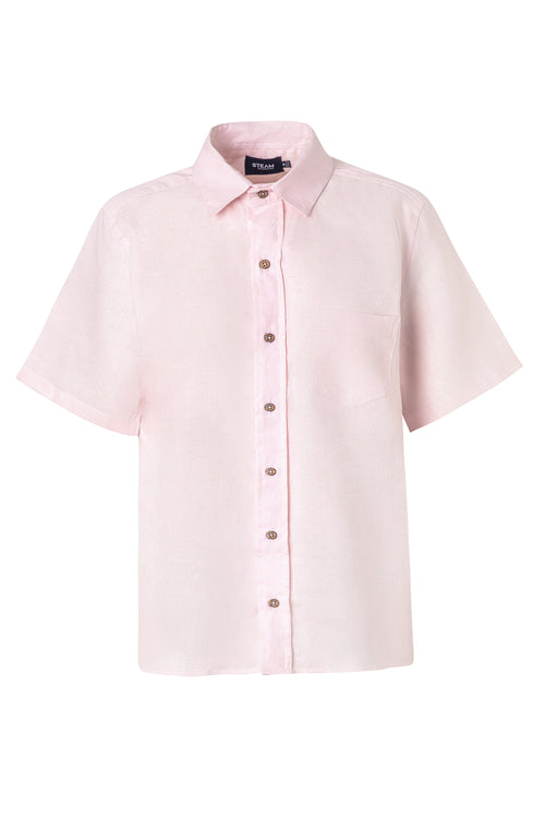 Linen short sleeve shirt
