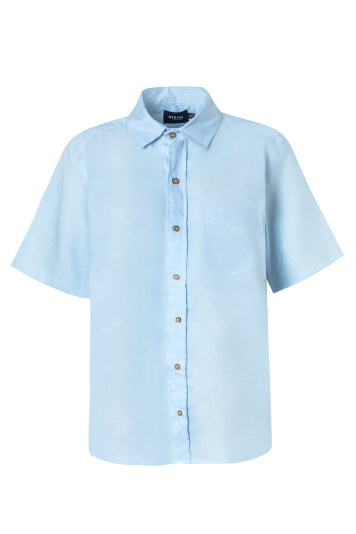Linen short sleeve shirt